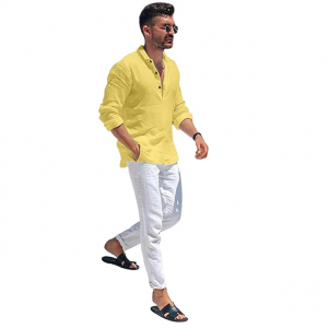 Men's Solid Regular Fit Shirt