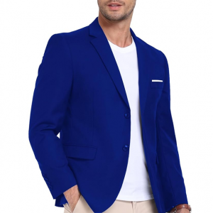 Self Design Textured Tailored Fit Single Breasted Casual Blazer